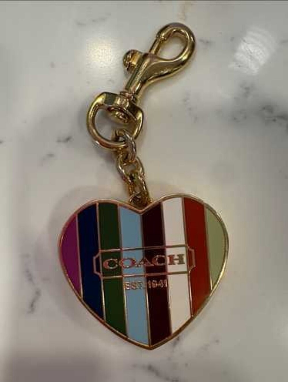Coach Heart Bag Charm 65th ANNIVERSARY Limited Edition